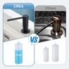 CREA Black Soap Dispenser for Kitchen Sink, Built in Kitchen