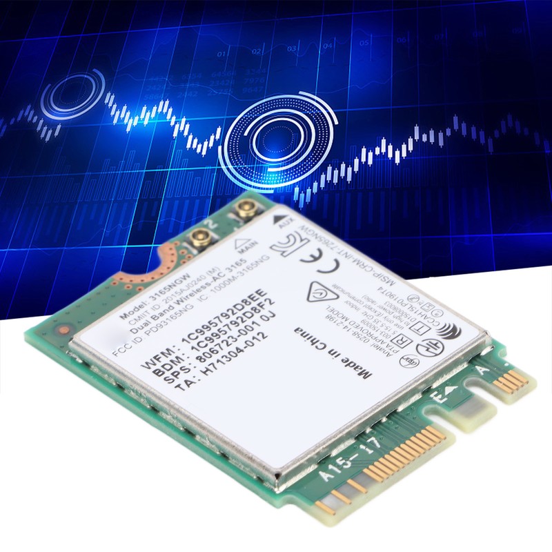 Wireless Network Card 433Mbps Dual Band 2.4G/5G NGFF/M.2 Mini Network
