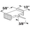 Prime-Line L 5801 Window Grid Retainer Clips, Clear Plastic (6