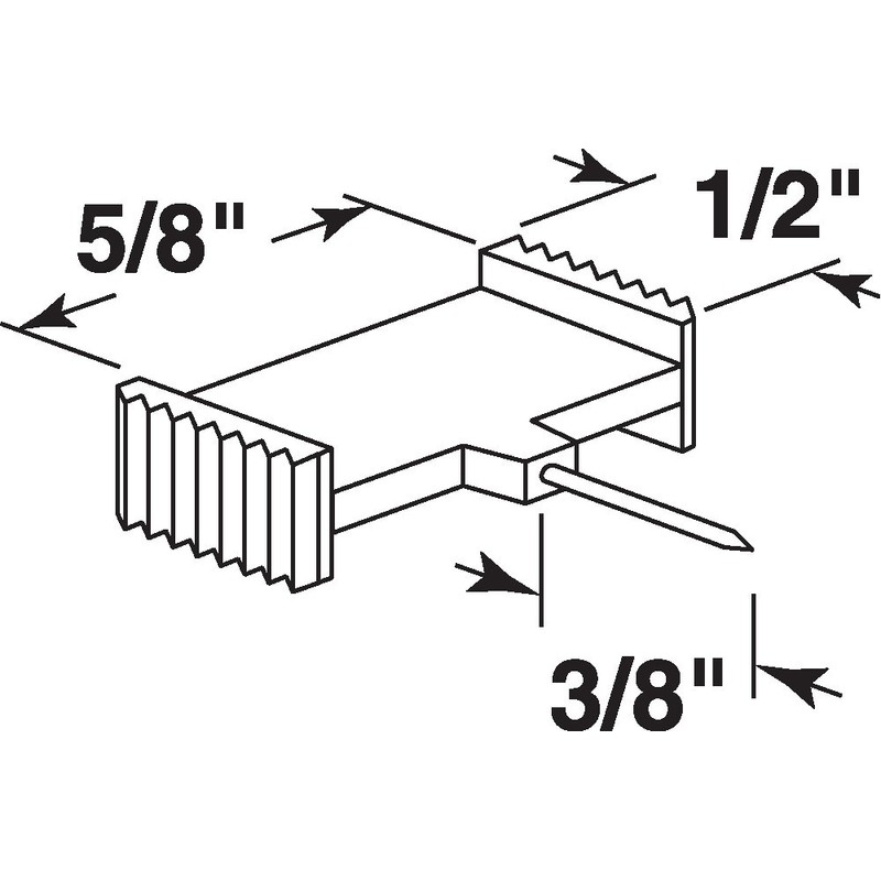 Prime-Line L 5801 Window Grid Retainer Clips, Clear Plastic (6