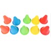 aloala Triangle Mini Color Soft Cone Soccer Dribble Mark Markers