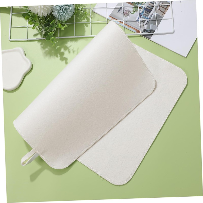 Mikinona 2pcs Sauna Mats Non Slip Bath Shower Insulated Felt