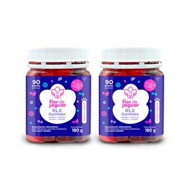 FLOR DE JAGUAR I Pack RLX Gummies (2 piezas) I Ayudan a conciliar el sueño y obtener un sueño profundo I Combaten el estrés y la ansiedad I...        