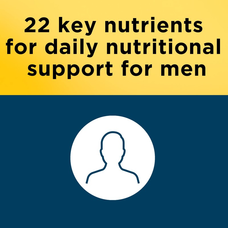 Nature Made Multivitamin for Him, Mens Multivitamins with No Iron,