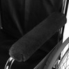 WAP9-01B - Reposabrazos para silla de ruedas, con almohadillas para
