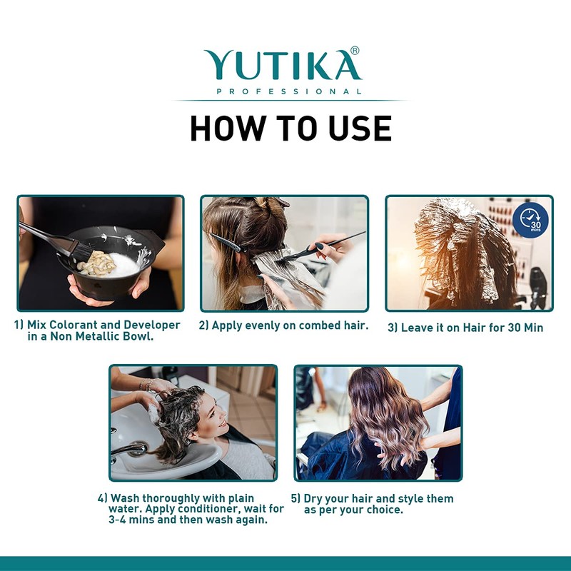 Yutika Professional Hair Color Developer Activator Cream for Hair Color