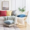 MIULEE Pack of 2 Decorative Throw Pillow Covers Farmhouse Linen