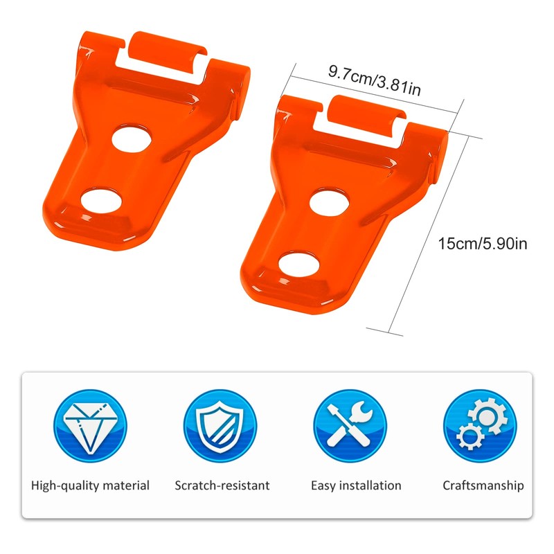 Hoolcar - Cubierta de bisagra para capó del motor, accesorios