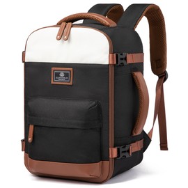 LOVEVOOK Backpack Hand Luggage Aeroplane Travel Backpack Women's Cabin Bag Cabin Bag Cabin Luggage Backpack Hand Luggage Weekender Bag, 1-beige, black, brown, Travel Backpacks