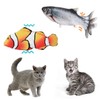 BangShou 2 Pieces Electric Moving Fish, Cat Toy Realistic Flopping