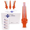 Safety Needles Luer Lock Compatible (100, 25G x 1 Inch