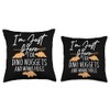 Dino Nuggets Enthusiast Dinosaur Chicken Delight Dino Nugs Throw Pillow