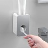 Toothpaste Squeezer Holder, 2 Pieces Automatic Toothpaste Squeezer, Wall Mounted