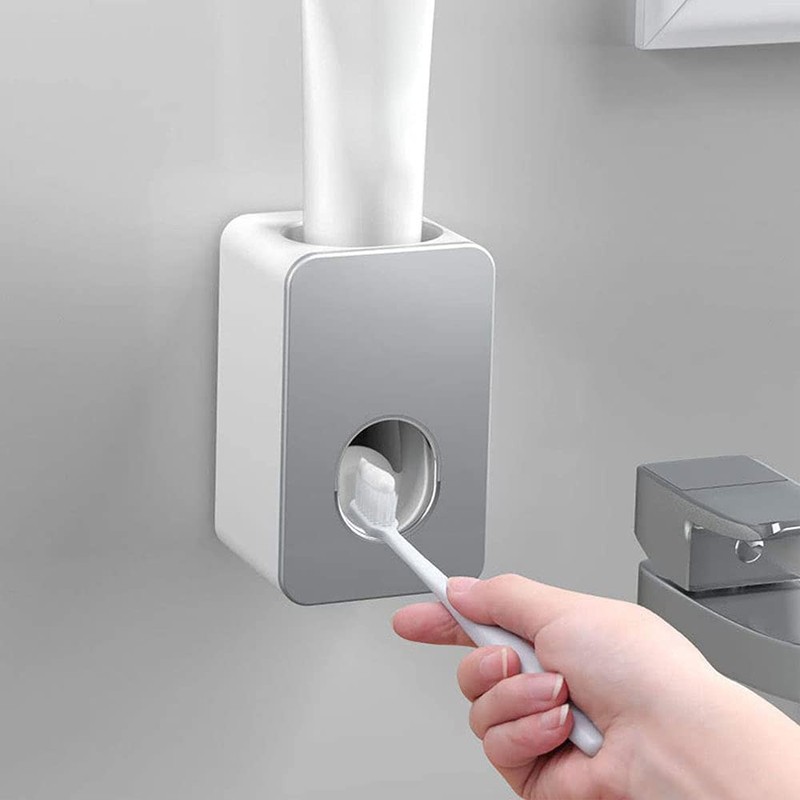 Toothpaste Squeezer Holder, 2 Pieces Automatic Toothpaste Squeezer, Wall Mounted