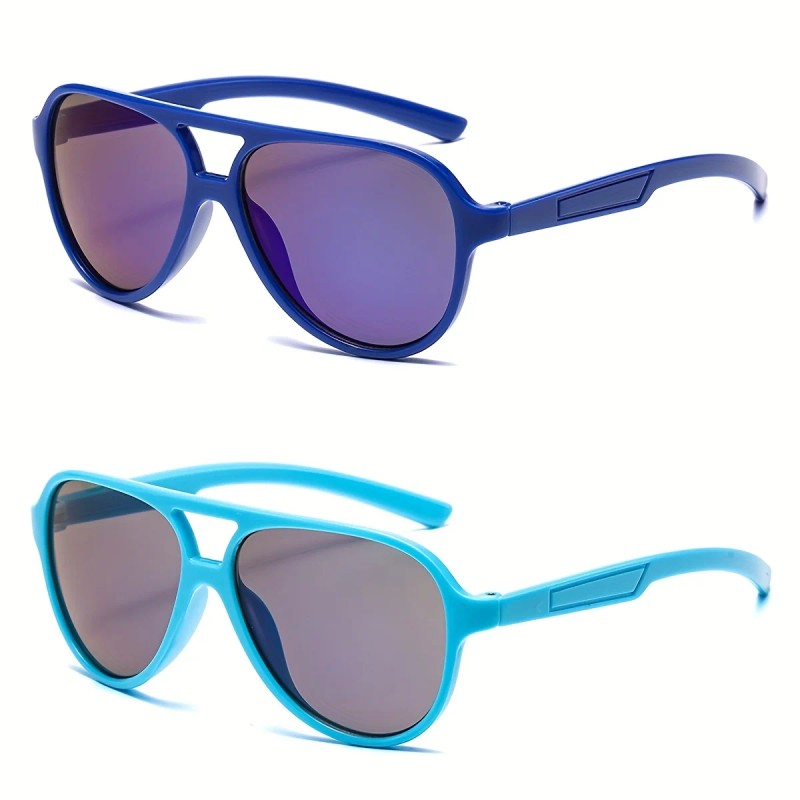 1/2pcs New Cool Kid Glasses Trendy Colorful Candy Hip Hop