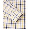 Alimens & Gentle Men's Plaid Button Down Shirts Cotton Long