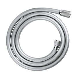 GROHE VitalioFlex Trend - Smooth Shower Hose 1.5 m, (Tensile Strength 50 kg, Pressure Resistance Up to 5 Bar, Heat Resistance 70°C, Universal Connection G 1/2" x 1/2"), Chrome, 28741002