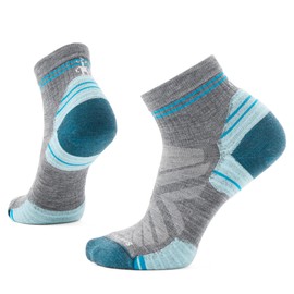 Smartwool Womens Hike Targeted Cushion Ankle Socks Medium Gray Large