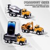 AIUAZA 1/50 Ratio die-Casting Engineering Construction Vehicle, Mixer Truck, Alloy