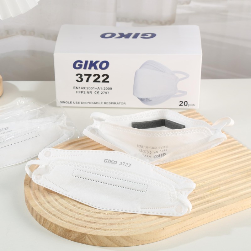 GIKO Pack of 20 FFP2 Masks CE Certified FFP2 Respirator