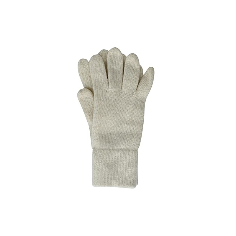 FosterNatur, Women's Wool Gloves / Finger Gloves, 100% Wool Extra