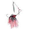 4pcs Fishing Rotating Sequin Aluminum Alloy Composite Beard Lures for