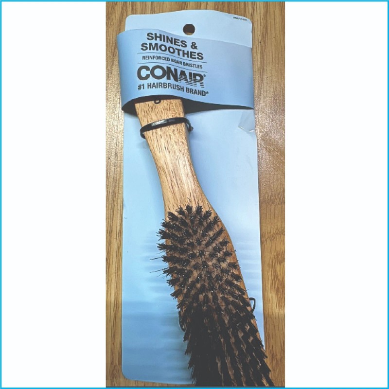 Conair Shines & Smoothes Reinforced Boar Bristles Conair #1 Hairbrush