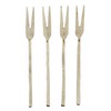 Santa Barbara Design Studio Appetizer Forks Mini Metal Fork Set,
