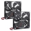 ALMOCN 2PCS 120mm Computer Fan 12V Case Cooling Fan 2