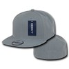 DECKY Retro Fitted Cap, Grey, 7 5/8