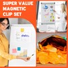 ZORTVUL 6 Stücke Magnetklammern, Magnete Mit Klammer, Mehrfarbig Magnet Clips