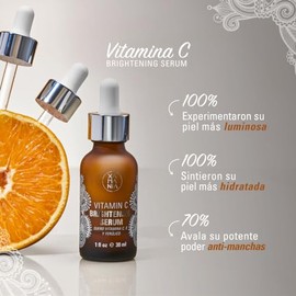 XAMANIA Sérum Facial Vitamina C. Skin Care Antimanchas y Antioxidante, Unifica el Tono de la Piel, Reduce Poros & Líneas Expresión. 30 ml