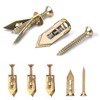 Vmuter 180 Pcs Self-Drilling Drywall Anchors with Screws Kit, Zinc