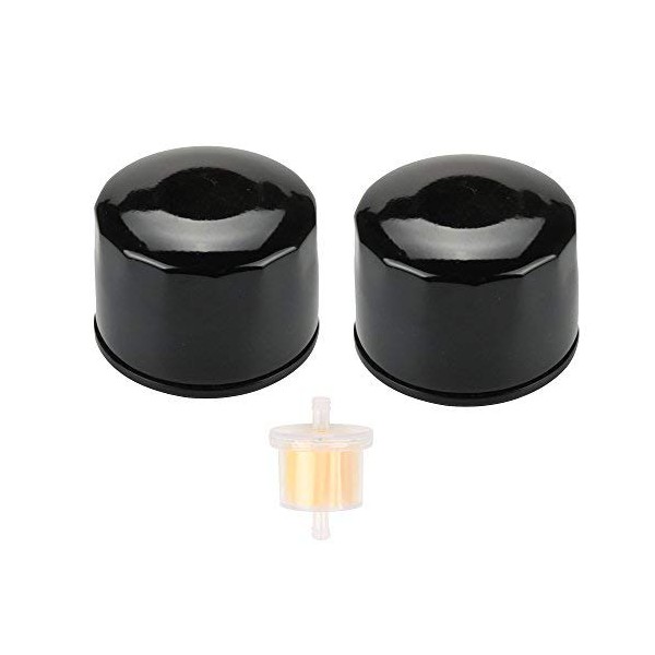 Harbot (Pack of 2) 49065-7007 Oil Filter with Fuel Filter for Kawasaki FX600V FR691V FR730V FR651V FR541V FR600V FX600V FS730 FX600v FS451V FS481V FS691V FS651V 4 Cycle Engine
