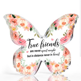 True Friends Friendship Gifts for Women Best Friends Gift for Friend Friendship Birthday Gifts for Women Cheer up Gift Keepsake and Paperweight for Home Office Table Shelf