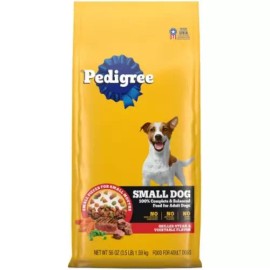 Pedigree Grilled Steak and Vegetable Flavor Small Dog Dry Dog Food - 14lbs