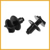 Partuto 15pcs Plastic Rivet Bumper Fastener Clips Push-Type Retainer for