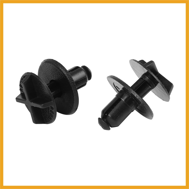 Partuto 15pcs Plastic Rivet Bumper Fastener Clips Push-Type Retainer for