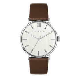 Ted Baker Phylipa Gents Brown Leather Strap Watch (Model: BKPPGS2159I)