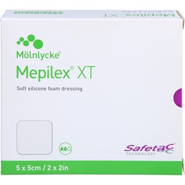 MEPILEX XT 5 x 5 cm Foam Dressing Pack of 5