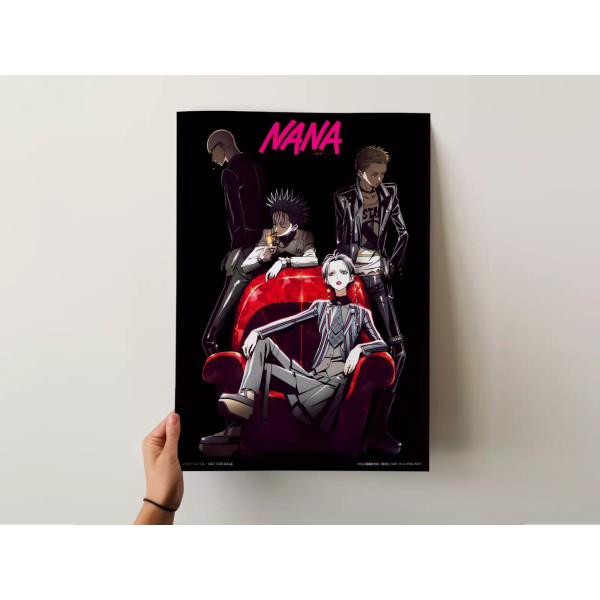 Nana Anime 11.7x16.5 Poster Black Stones BLAST Ai Yazawa Band