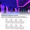 8Pcs 2 Pin 5mm COB LED Strip Light Connectors L