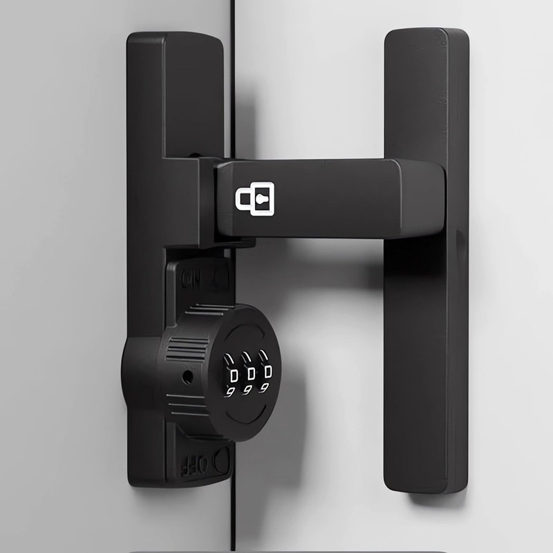 Barn Door Lock - 90 Degree Flip Latch Lock with