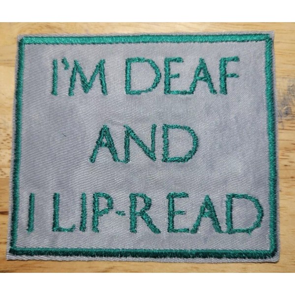 SIC Custom Sewing I'm Deaf And Read Lips - Sew