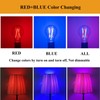 SHUWDKAR 3 Color Temperature LED Bulb E26 Medium Base, Red