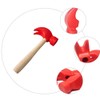 Kisangel 1Pcs Wooden Hammer Mini Simulation Hammer Maintenance Pretend Play