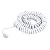 SAISN Telephone Handset Cord Modular Coiled Phone Curly Cable (15