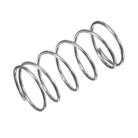 TA-VIGOR 5Pcs Compressed Spring, 16mm OD,1mm Wire Size, 18mm Compressed Length,30mm Free Length Dual Extended Durable Dual Hook Tension Spring for Furniture Screen Doors Repair Projects