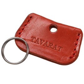 TAVARAT Key Cover, Genuine Leather, Key Cap, Made in Japan, Himeji Leather, Key Cover, Double Cans Included (Large-Red), Large Size Red
