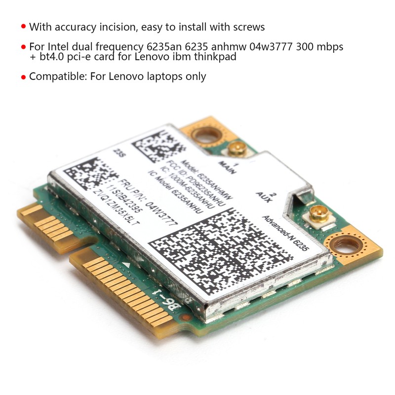 Wireless Network Card DualBand Wifi Adapter 6235 anhmw/for Intel Centrino